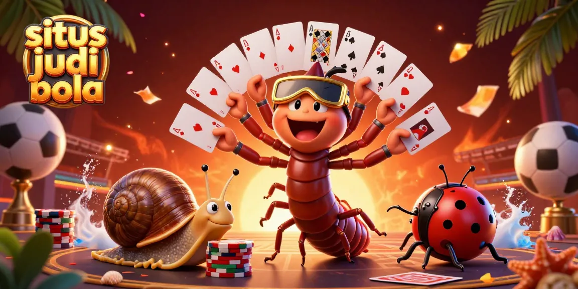 Engage with your strategy at situs judi bola featuring dynamic betting elements and playful characters.