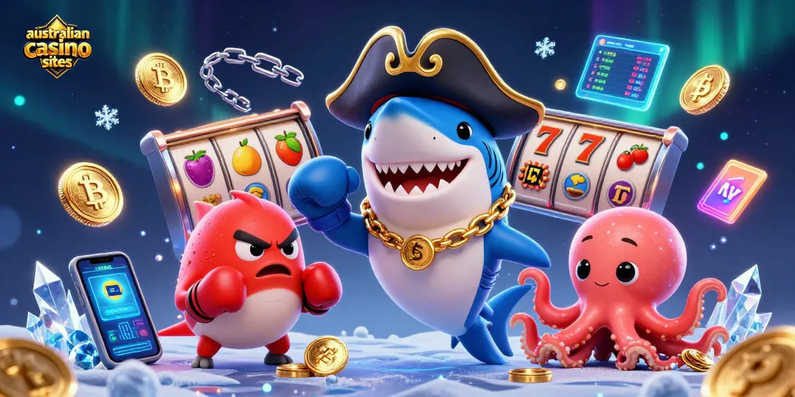 Engage in winning strategies at australian casino sites with vibrant characters and dynamic elements.