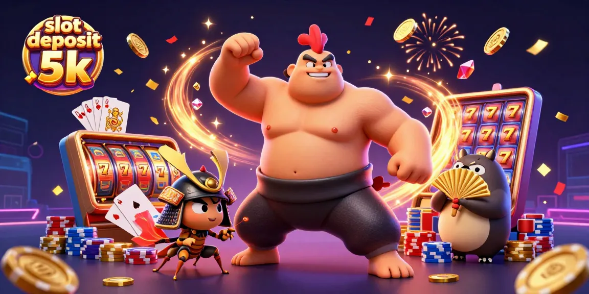 Experience exciting gameplay with slot deposit 5k and vibrant animated characters in a dynamic casino setting.